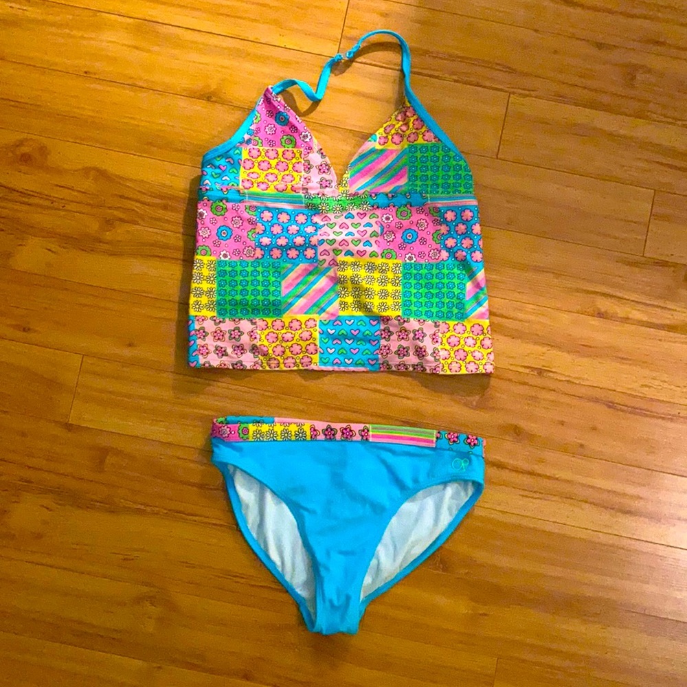 OP(Ocean Pacific) Girls Tankini. Size XL(14-16). Great condition